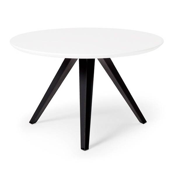 Amsterdam loungebord &Oslash;80cm h&oslash;jde 50cm hvid