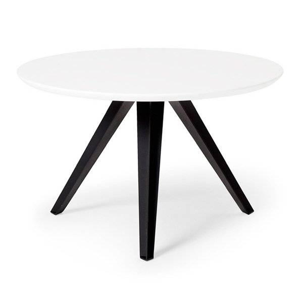 Amsterdam loungebord &Oslash;80cm h&oslash;jde 50cm hvid