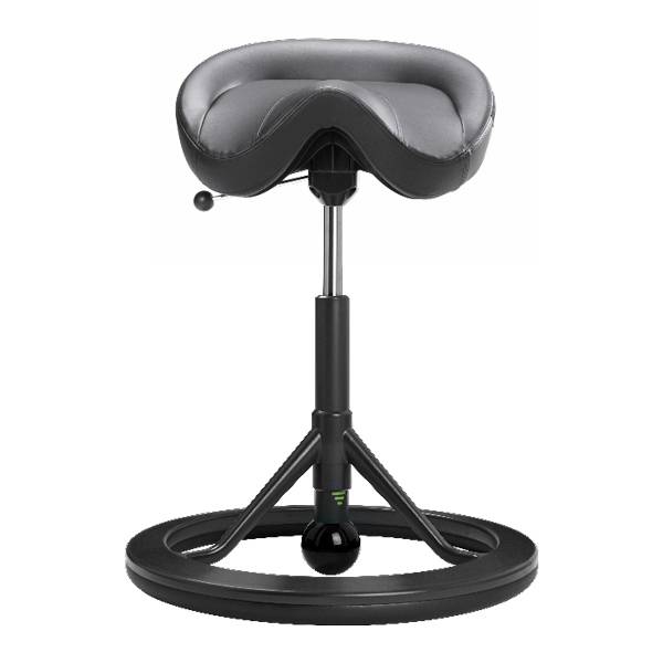 BackApp Smart Elmosoft læder med sort understel