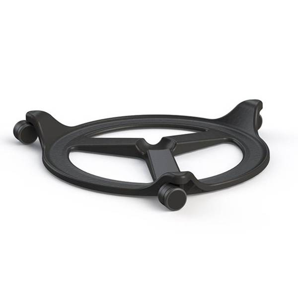 BackApp hjulunderstel til sadelstol sort