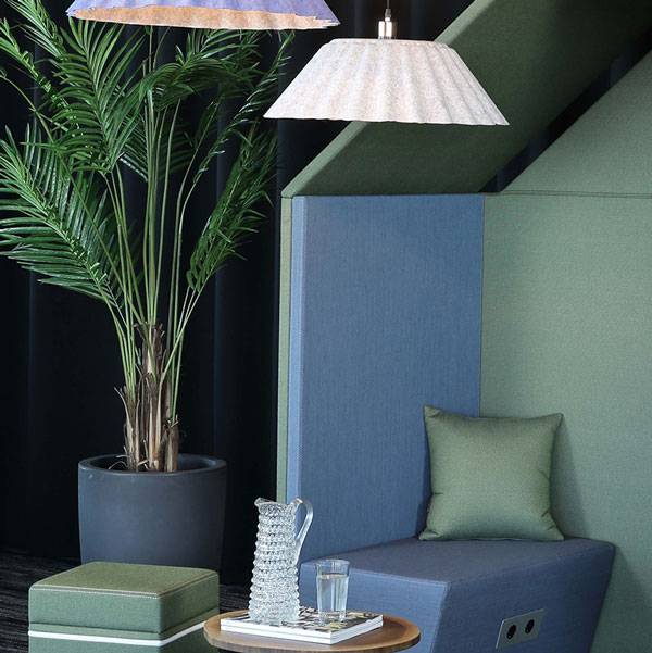 Naturtro kunstig plante Areca Palme 210 cm høj