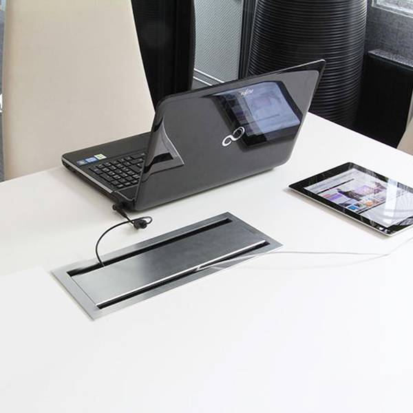 Bi-Box str&oslash;mskinne 30x15cm alugr&aring;