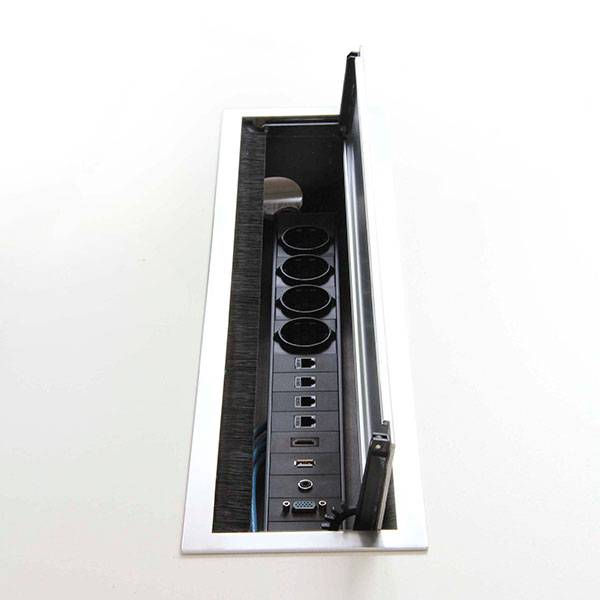 Bi-Box str&oslash;mskinne stor 60,5x15cm hvid 