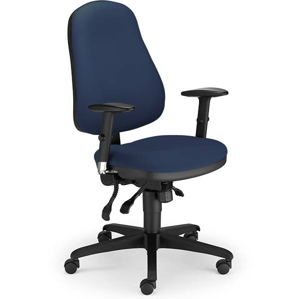 Ergoff Offix Lucia kontorstol uden armlæn blå