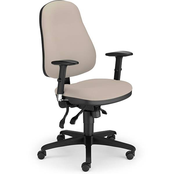 Ergoff Offix Lucia kontorstol uden armlæn lysegrå