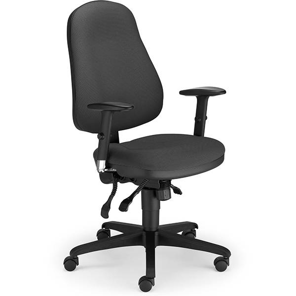 Ergoff Offix Lucia kontorstol uden armlæn mørkegrå