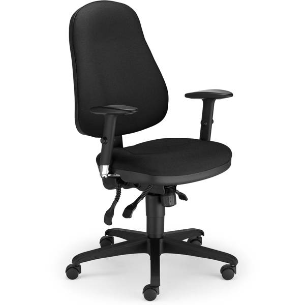 Ergoff Offix Lucia kontorstol uden armlæn sort