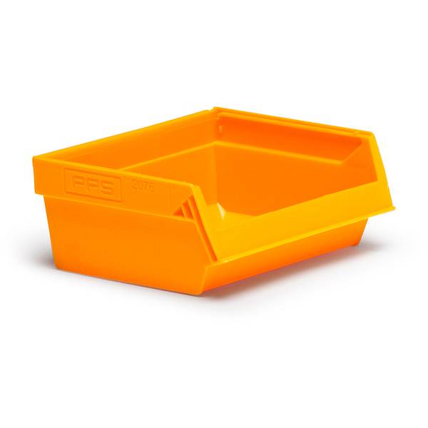 10 stk. Lagerkasse 2076 96X105X45Mm Gul