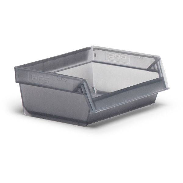 Lagerkasse 2076 96x105x45mm transparent gr&aring;