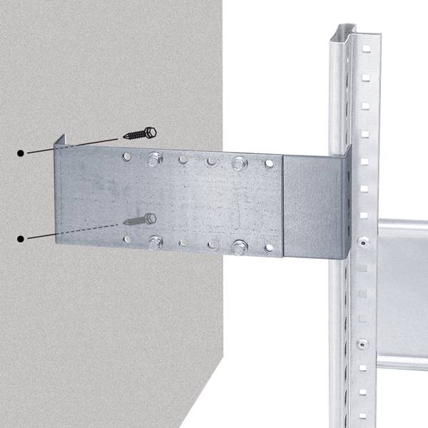 Distancebeslag SBS til v&aelig;g til Boltless reol 175-325mm