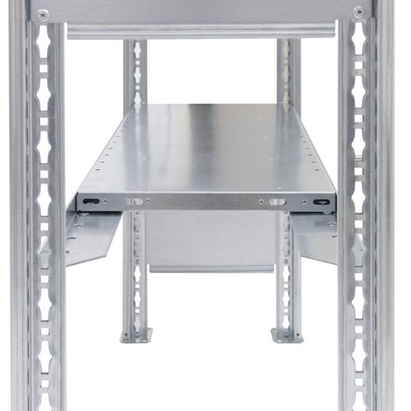 Hyldebjælke L-formet til Boltless lagerreol 750mm 150 kg