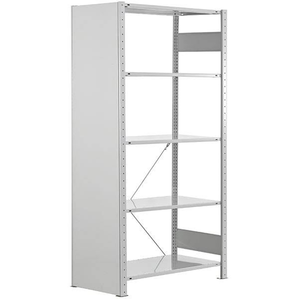Endegavl til Boltless lagerreol 1000x500mm RAL 7035