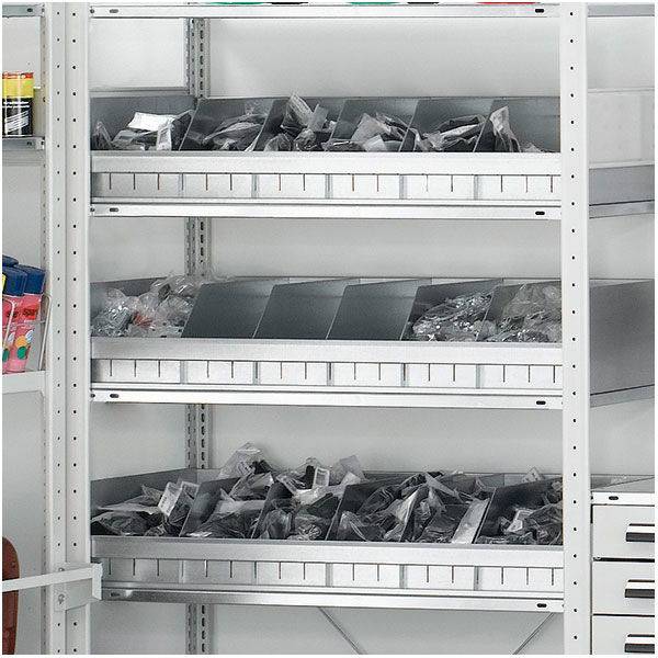 Skilleplade til Boltless reol sm&aring;tingsopdeling 300mm