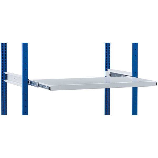 Udtr&aelig;kshylde til Boltless lagerreol 1000x500mm RAL 7035