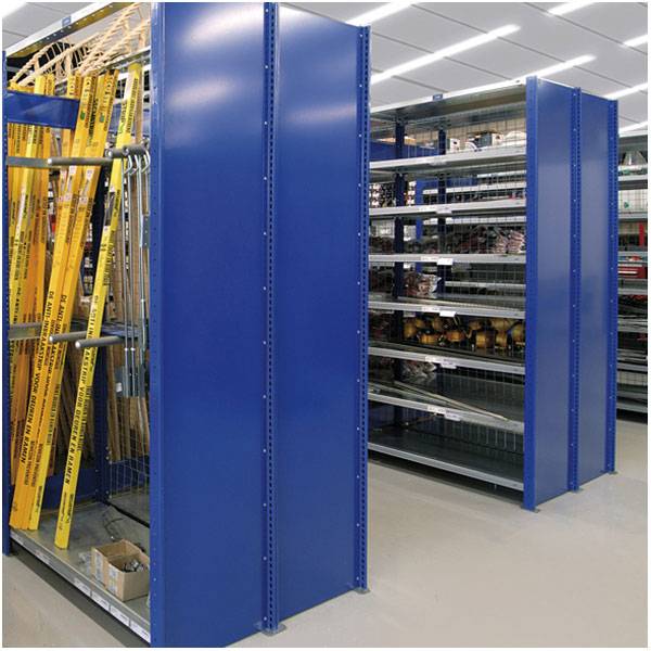 Mellemgavl til Boltless reol højde 1050mm dybde 800mm RAL 7035