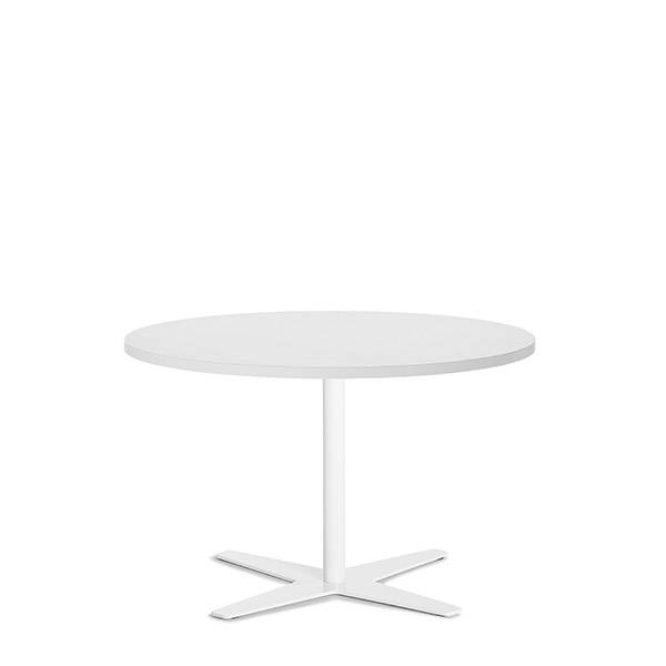 Amy cafebord &Oslash;90cm h&oslash;jde 56,5cm hvid med hvidt stel