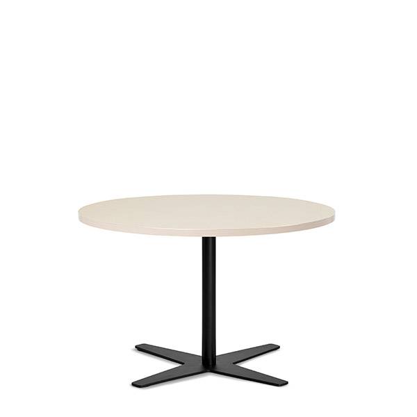 Amy cafebord &Oslash;90cm h&oslash;jde 56,5cm birk med sort understel