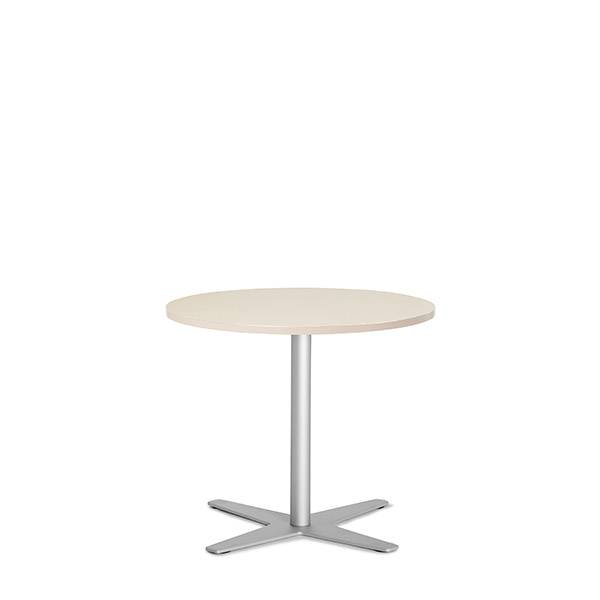 Amy cafebord &Oslash;65cm h&oslash;jde 56,5cm birk med alugr&aring;t understel