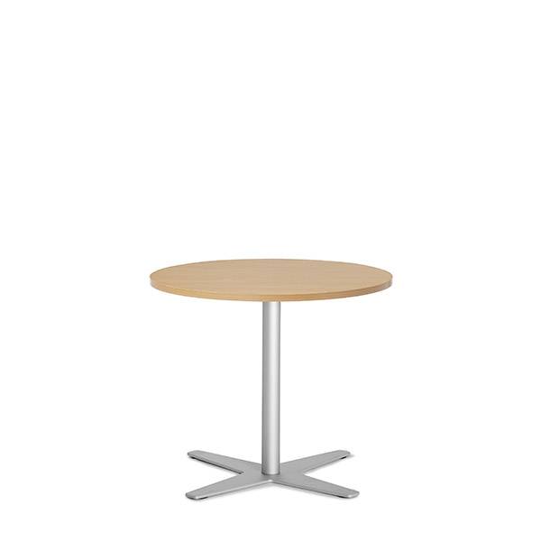 Amy cafebord Ø65cm højde 56,5cm bøg med alugråt understel