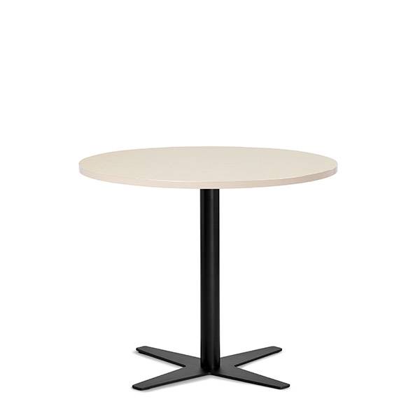 Amy cafebord &Oslash;90cm h&oslash;jde 73,5cm birk med sort understel