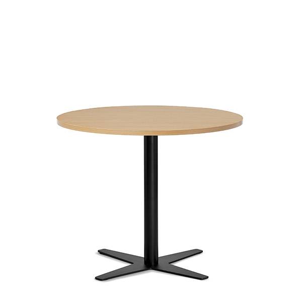 Amy cafebord Ø90cm højde 73,5cm bøg med sort understel