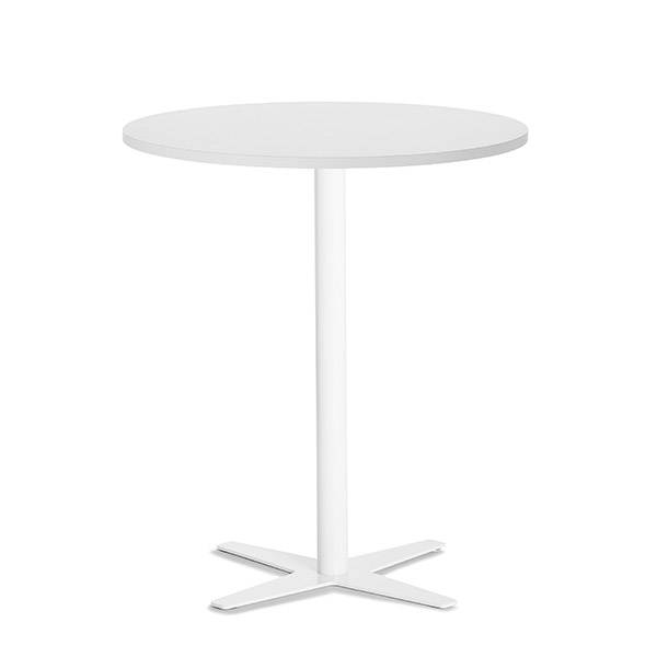 Amy cafebord &Oslash;90cm h&oslash;jde 105cm antracit hvid med hvidt stel