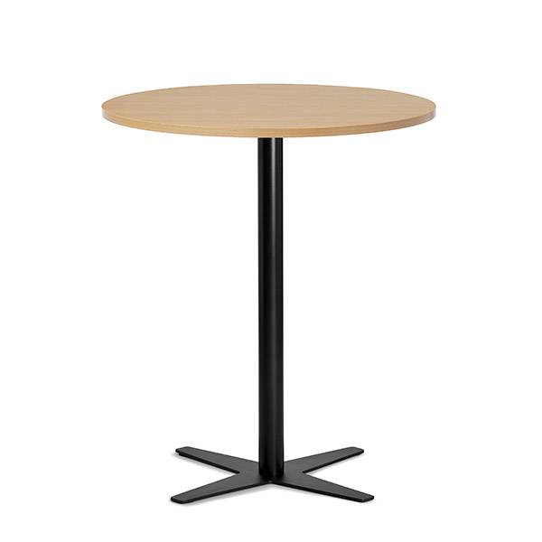 Amy cafebord &Oslash;90cm h&oslash;jde 105cm b&oslash;g med sort understel