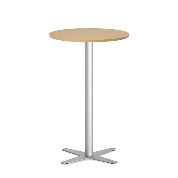 Amy cafebord &Oslash;65cm h&oslash;jde 105cm b&oslash;g med alugr&aring;t understel