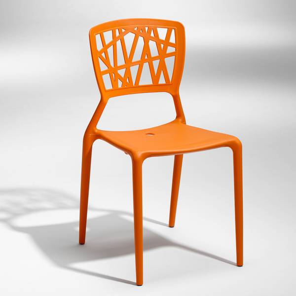 Inca stabelbar plaststol orange