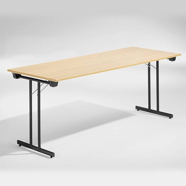 Dinner Style klapbord 180x80cm eg med sort stel