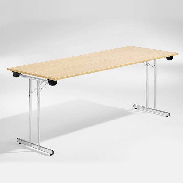 Dinner Style klapbord 180x80cm eg med krom stel
