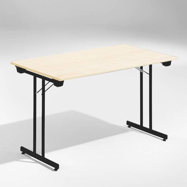 Dinner Style klapbord 120x80cm birk med sort stel