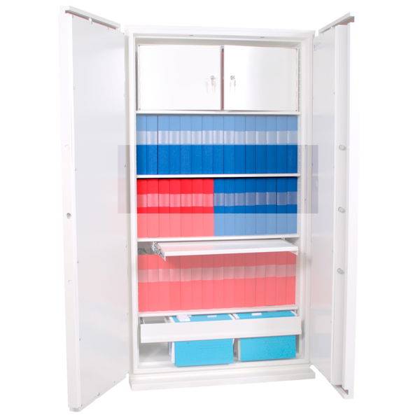 Hylde til brandsikre v&aelig;rdi- og dokumentskabe HA45/75, hvid 