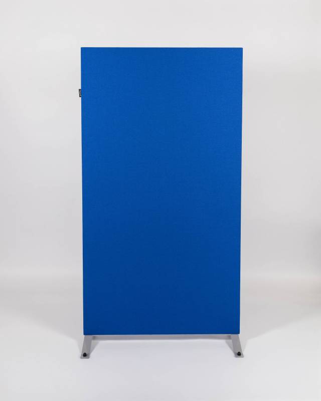 Sk&aelig;rmv&aelig;g ESD med lydabsorbering 120x155cm bl&aring;