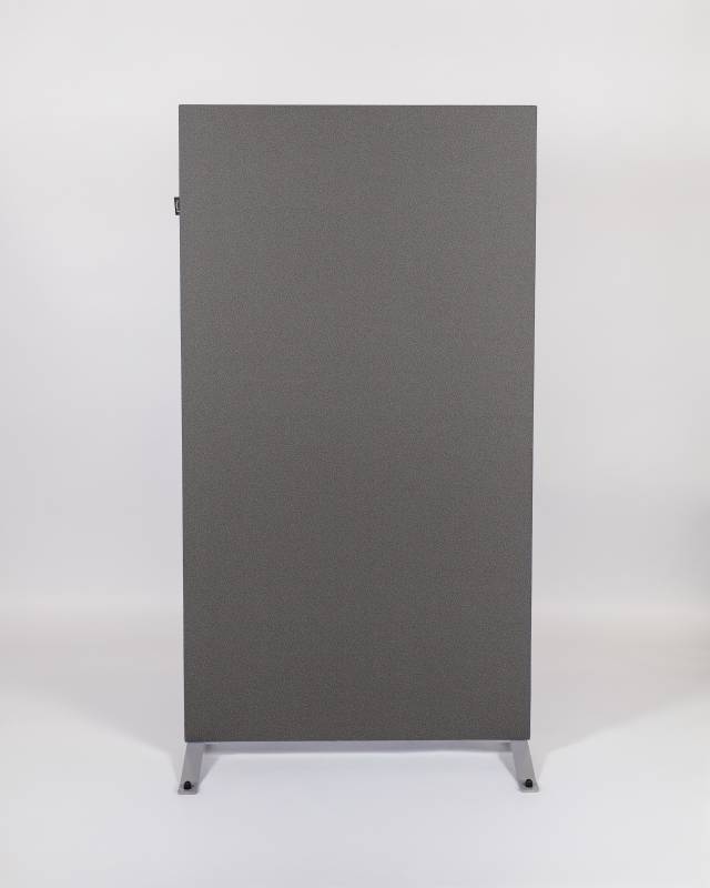 Sk&aelig;rmv&aelig;g ESD med lydabsorbering 80x115cm gr&aring;