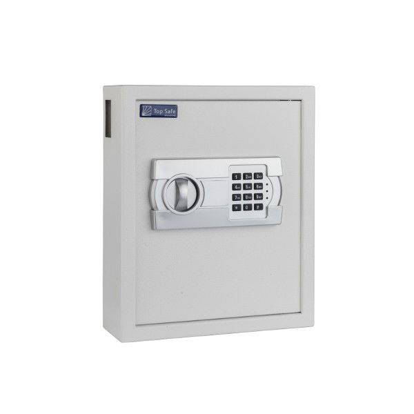 N&oslash;gleskab Top 40 med kodel&aring;s 360x300x110mm, 40 n&oslash;glekroge, gr&aring;t