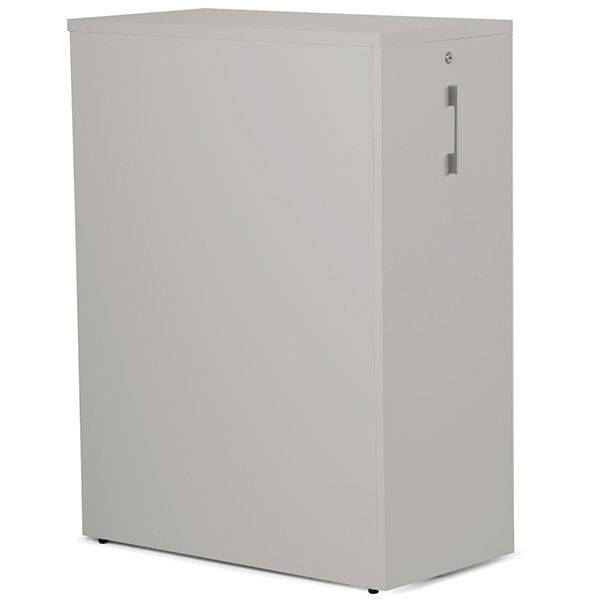 Office Towerskab 105x40x80cm med l&aring;s og &aring;bning i begge sider lys gr&aring;