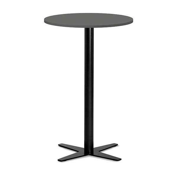 Amy cafebord &Oslash;65cm h&oslash;jde 105cm antracit med sort understel