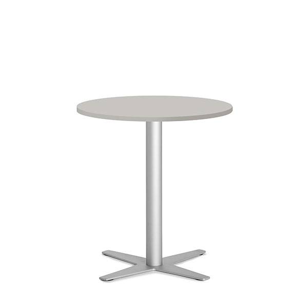 Amy cafebord &Oslash;65cm h:73,5cm gr&aring; bordplade med alugr&aring;t stel