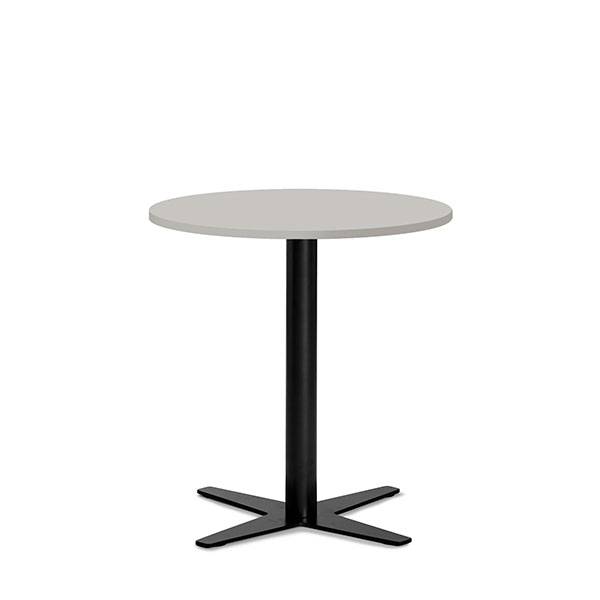 Amy cafebord &Oslash;65cm h&oslash;jde 73,5cm gr&aring; bordplade med sort stel