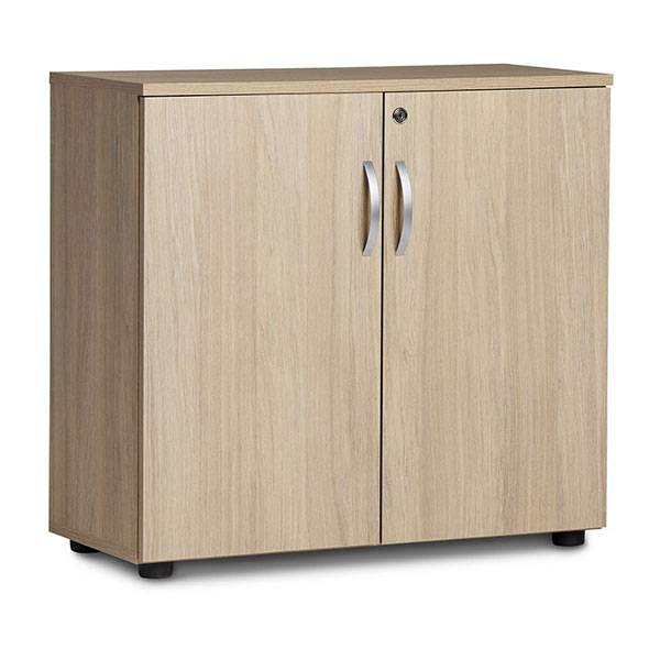 Ekoflex kontorskab 745x800x355mm i eg laminat med d&oslash;re