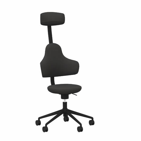 Savo Spine S kontorstol med lille nakkestøtte sort