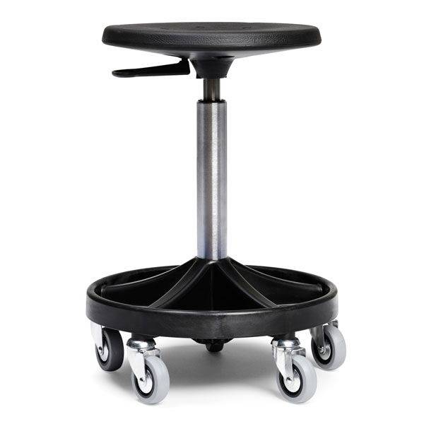 All-round mont&oslash;rstol h&oslash;j med let rullende hjul og sort understel