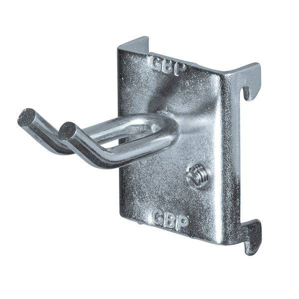 Oph&aelig;ngskrog dobbelt &Oslash;5mm, 38x11mm, pakke &aacute; 5 stk. 