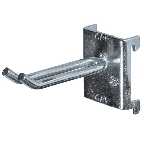 Oph&aelig;ngskrog dobbelt &Oslash;5mm, 64x8mm, pakke &aacute; 5 stk. 