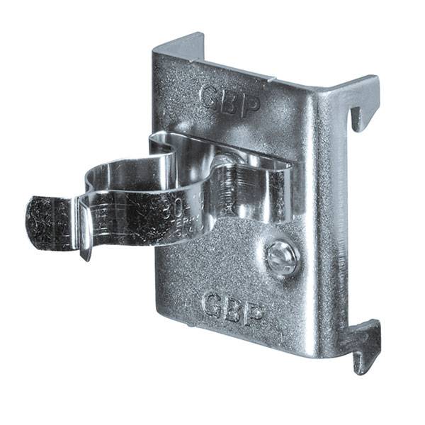 Fjederklemme &Oslash;18mm til perforerede v&aelig;rkt&oslash;jstavler, pakke &aacute; 5 stk.