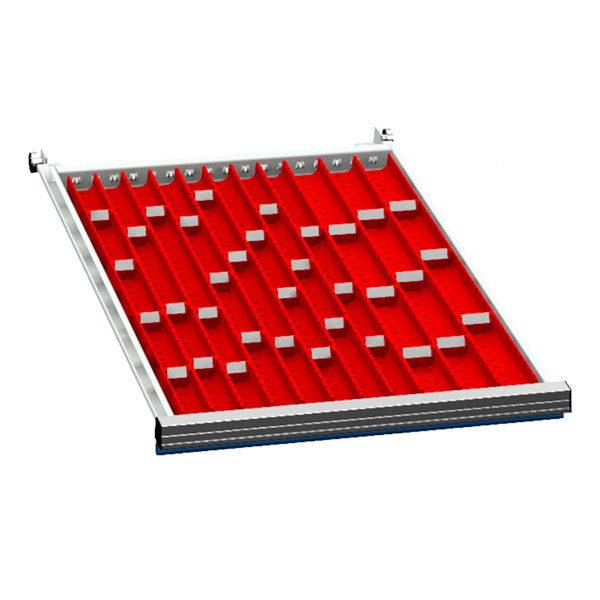 Skuffeindretning kombination A, 700/05 h&oslash;jde 50/75mm