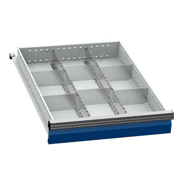 Skuffeindretning kombination E, 700/05 h&oslash;jde 100/125mm