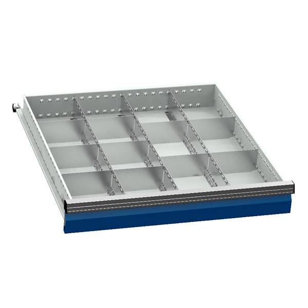 Skuffeindretning kombination I, 700/07 h&oslash;jde 100/125mm