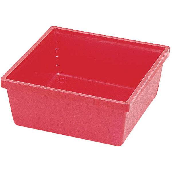 Plastkasse 150x150mm til v&aelig;rkstedsskuffe med h&oslash;jde 75mm, r&oslash;d